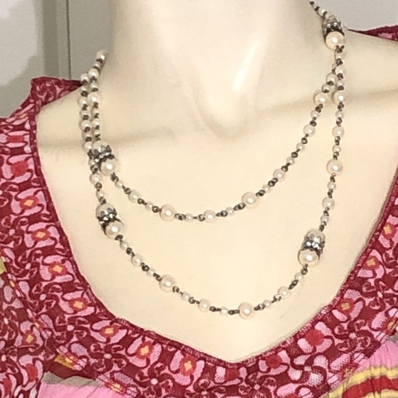 VINTAGE style necklace, very pretty! - Picture 1 of 5
